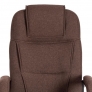 Кресло BERGAMO хром (22) ткань коричневый 3М7-147